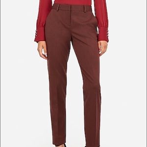Petite Express Mid Rise Skinny Columnist Pant Rust